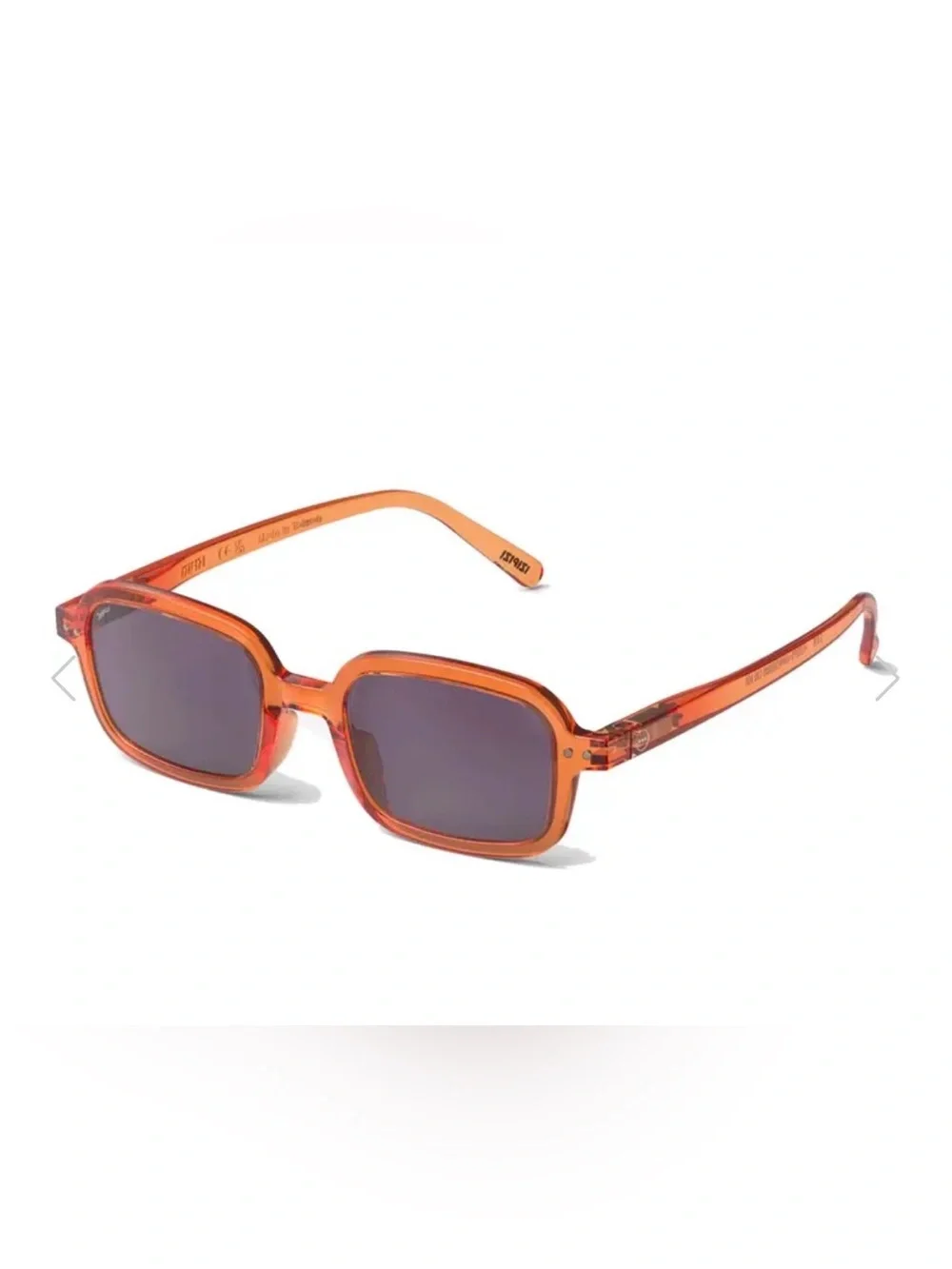 NWOT: IZIPIZI Sunglasses, Sun Play in Orange Smash, 100% UV Protection